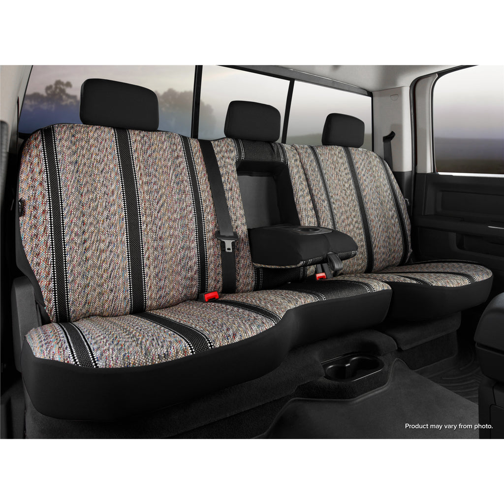 Fia-Black-Saddle-Blanket-Rear-Seat-Cover-;-22-24-Frontier-Rear-4060-Split