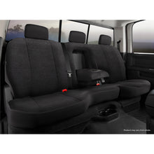 Load image into Gallery viewer, Fia-Black-Saddle-Blanket-Rear-Seat-Cover-;-Dodge-Ram-06-18-Mega-Cab-6040-Rear-With-Built-In-Armrest--Fold-Flat-Backrest