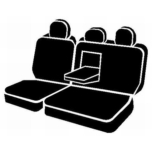 Fia-Brown-Saddle-Blanket-Rear-Seat-Cover-;-11-16-Super-Duty-Crew-Cab-6040-Rear-With-Armrest