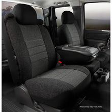 Load image into Gallery viewer, Fia-CharcoalBlack-Oe-Tweed-Front-Seat-Cover-;-04-08-F150-402040-Front-With-Built-In-Seat-Belts