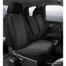 Load image into Gallery viewer, Fia-CharcoalBlack-Oe-Tweed-Front-Seat-Cover-;-Dodge-Ram-09-13-1500--10-12-25003500-402040-Front-With-Cushion-Compartment