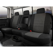 Load image into Gallery viewer, Fia-CharcoalBlack-Oe-Tweed-Rear-Seat-Cover-;-21-24-Bronco-4-Door-Rear-6040-Split-With-Bult-In-Center-Seat-Belt-With-Armrest-With-Cupholder