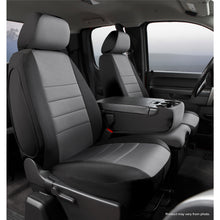 Load image into Gallery viewer, Fia-Grey-Neoprene-Front-Seat-Cover-;-19-24-SilveradoSierra-1500-20-23-Hd-Front-402040-With-Upper-Storage-Compartment-Only