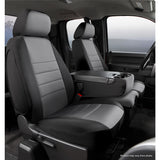 Fia Inc. NP98-38 GRAY NP90 Series - Neoprene Custom Fit Front Seat Cover- Black/Gray Center Panel