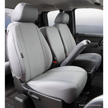Load image into Gallery viewer, Fia-Grey-Poly-Cotton-Front-Seat-Cover-;-19-24-SilveradoSierra-1500-20-24-Hd-Front-402040-With-Upper--Lower-Center-Storage-Compartments