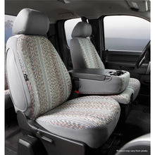 Load image into Gallery viewer, Fia-Grey-Saddle-Blanket-Front-Seat-Cover-;-02-10-Super-Duty-402040-Front-With-ArmrestConsole--Cup-Holder