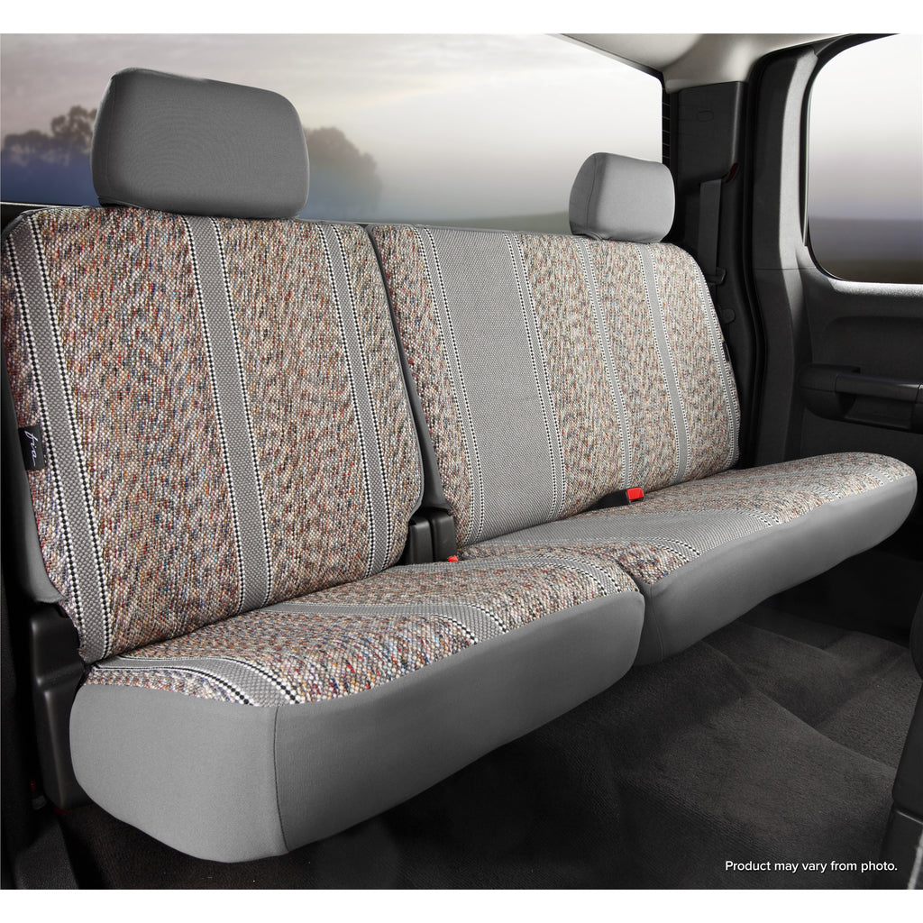 Fia-Grey-Saddle-Blanket-Rear-Seat-Cover-;-14-18-SilveradoSierra-1500-15-19-Hd-6040-Rear-With-Adjustable-Headrests