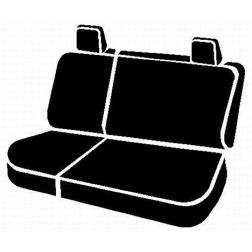 Fia-Grey-Saddle-Blanket-Rear-Seat-Cover-;-15-22-ColoradoCanyon-Crew-Cab-6040-Rear