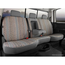 Load image into Gallery viewer, Fia-Grey-Saddle-Blanket-Rear-Seat-Cover-;-16-21-Titan-Xd-6040-Rear-With-Armrest--Cupholder