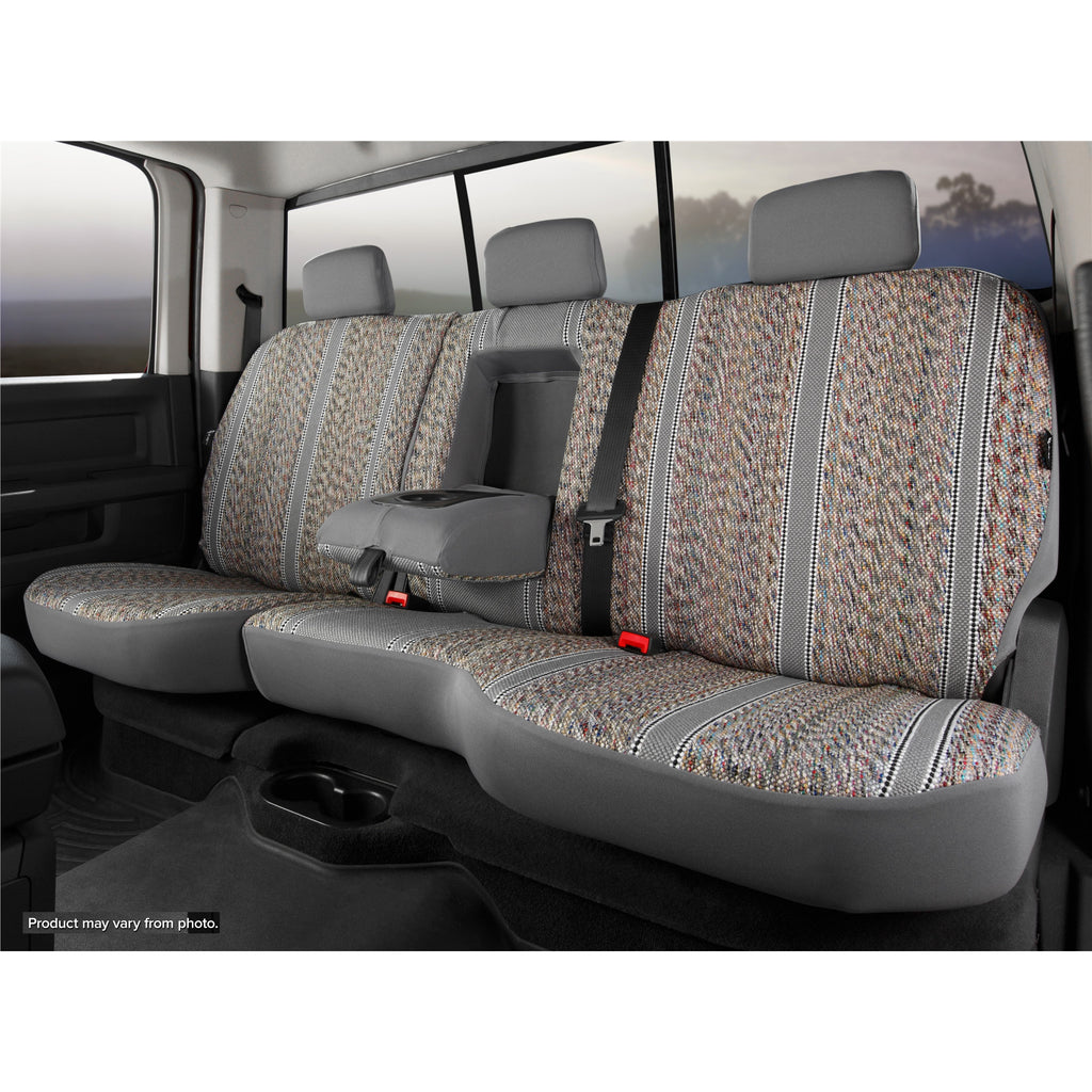 Fia-Grey-Saddle-Blanket-Rear-Seat-Cover-;-22-24-F150-Crew-Cab-6040-Seat-With-Armrest
