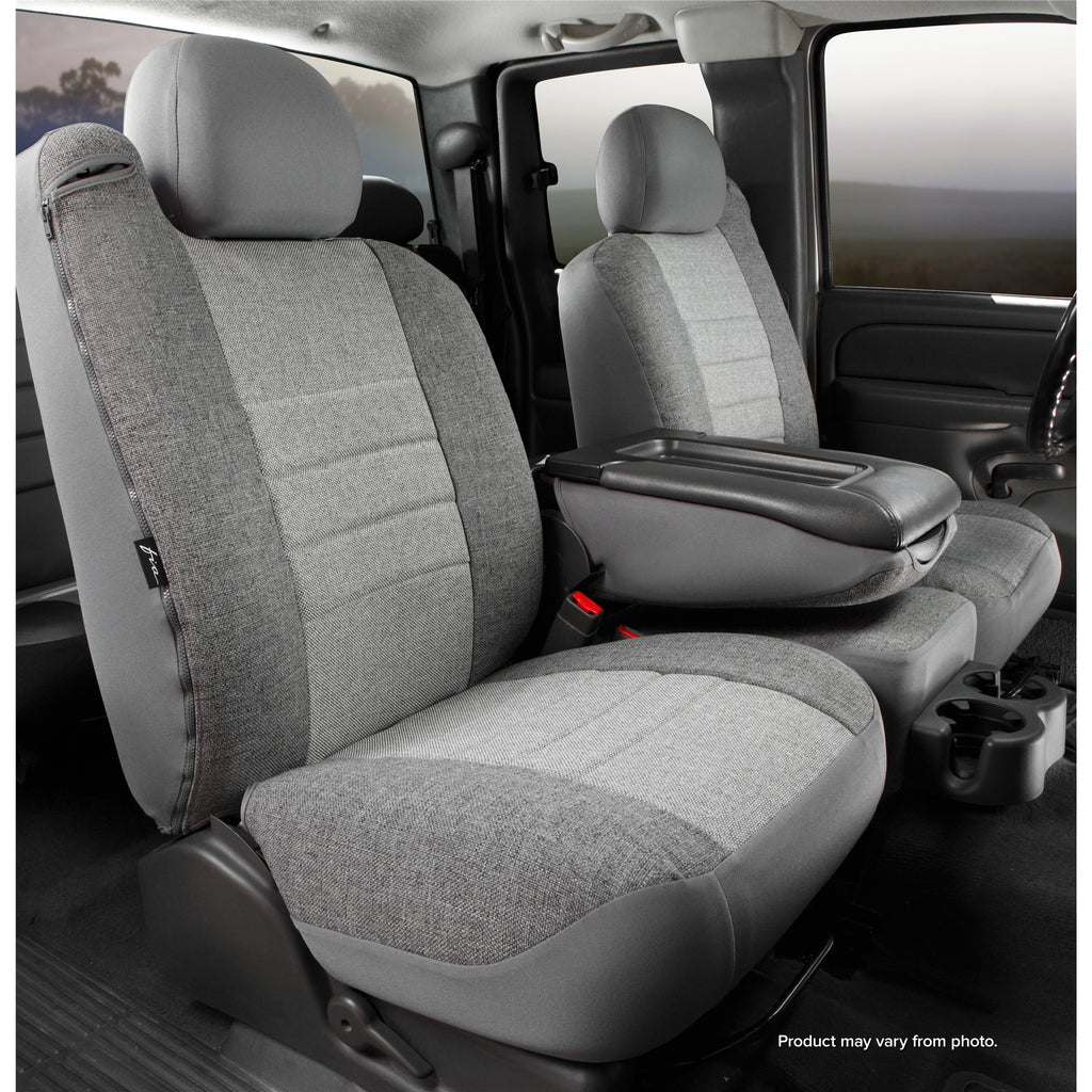 Fia-LightDark-Grey-Oe-Tweed-Front-Seat-Cover-;-04-08-F150-402040-Front-With-Built-In-Seat-Belts