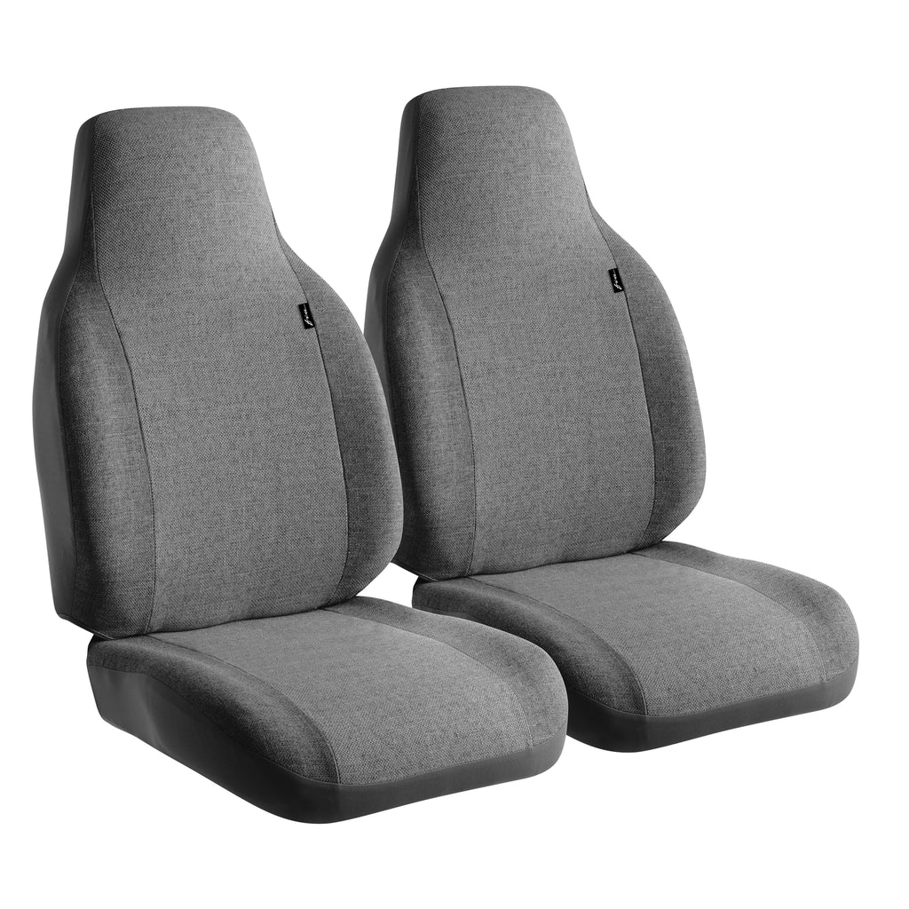 Fia-LightDark-Grey-Oe-Tweed-Semi-Custom-Fit-Front-Bucket-Seat-Covers