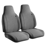 Fia Inc. OE301 GRAY OE30 Series - Oe Tweed Car Semi-Custom Fit Front Seat Cover- Gray