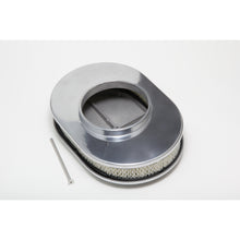Load image into Gallery viewer, Finned-Aluminum-Oval-Air-Cleaner-Kit-12-X-2-In.-Paper-Element--Full-Finned-Style