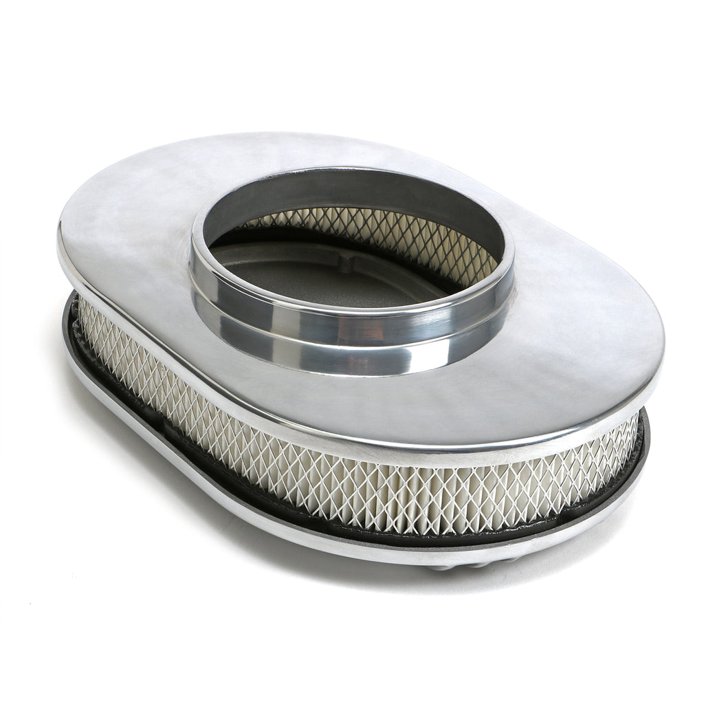 Finned-Aluminum-Oval-Air-Cleaner-Set;-2-X-12-X-8-38-In.;-5-18-In.-Neck