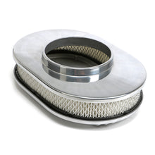 Load image into Gallery viewer, Finned-Aluminum-Oval-Air-Cleaner-Set;-2-X-12-X-8-38-In.;-5-18-In.-Neck