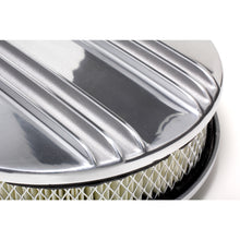 Load image into Gallery viewer, Finned-Aluminum-Oval-Air-Cleaner-Set;-2-X-12-X-8-38-In.;-5-18-In.-Neck