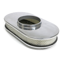 Load image into Gallery viewer, Finned-Aluminum-Oval-Air-Cleaner;-15-X-2-Paper-Element---Partially-Finned