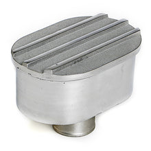 Load image into Gallery viewer, Finned-Aluminum-Push-In-Breather;-Fits-Covers-With-1.25-In.-HolespolishedSatin