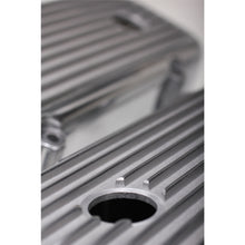 Load image into Gallery viewer, Finned-Aluminum-Valve-Covers-With-Hole;-Bb-Chevy-396-502-V8s-1965-95