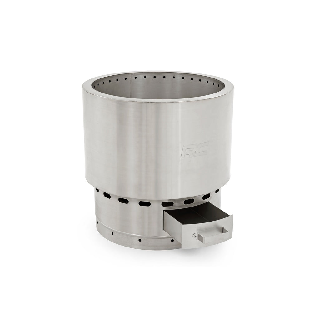 Fire-Pit-Stainless-Steel-With-Carry-Bag-Rough-Country