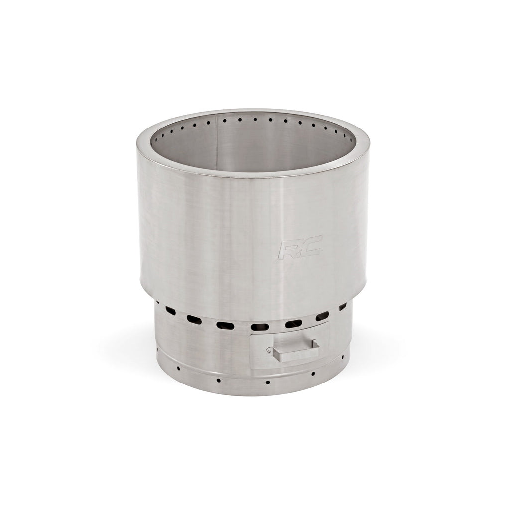 Fire-Pit-Stainless-Steel-With-Carry-Bag-Rough-Country