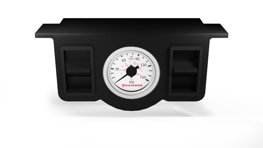 Firestone Ride-Rite WR17602574 Plastic Dual Pneumatic White Gauge