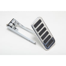 Load image into Gallery viewer, Firewall-Mount-Gas-Pedal-W-Inserts;-4-14-X-2-In.--Pol.-Aluminum-With-Steel-Arm