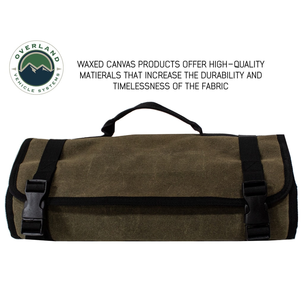 First-Aid-Bag-Rolled-Brown-16-Lb-Waxed-Canvas-Canyon-Bag-Overland-Vehicle-Systems