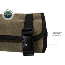 Load image into Gallery viewer, First-Aid-Bag-Rolled-Brown-16-Lb-Waxed-Canvas-Canyon-Bag-Overland-Vehicle-Systems