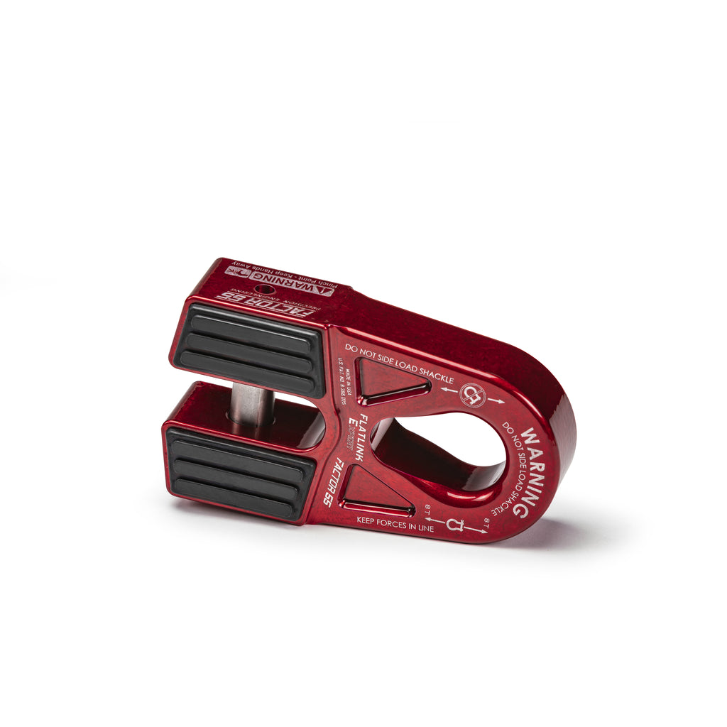 Flatlink-E-Expert-Winch-Shackle-Mount-Red