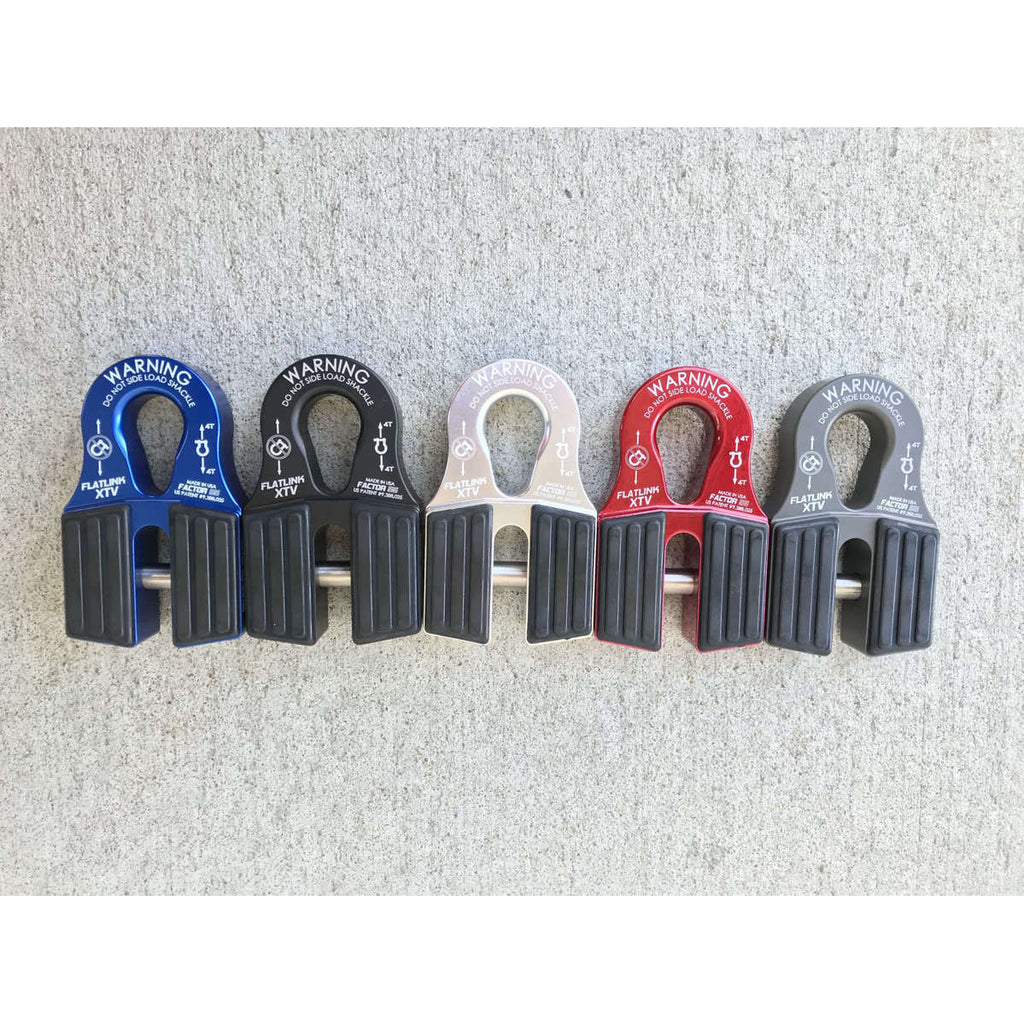 Flatlink-Xtv-(Atv-And-Utv)-Winch-Shackle-Mount-Gray