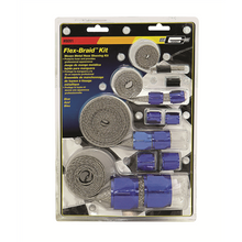 Load image into Gallery viewer, Flex-Braid-Hose-Sleeve-Kit---Blue