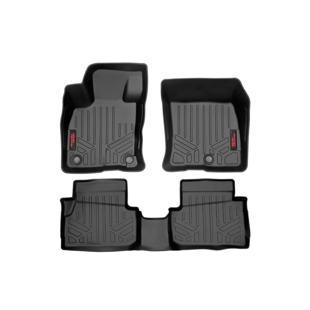 Floor-Mats-Front-And-Rear-Ford-Maverick-2.5L-Hybrid-4Wd-(22-23)-Rough-Country