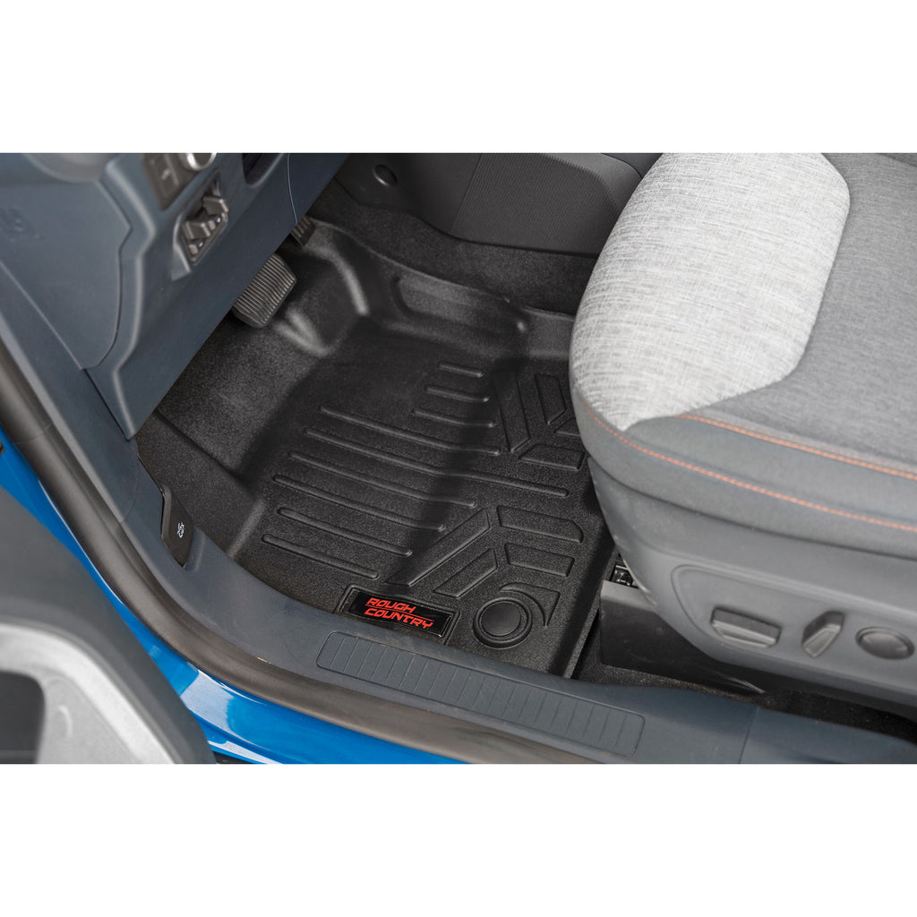 Floor-Mats-Front-And-Rear-Ford-Maverick-2.0L-Ecoboost-4Wd-(22-23)-Rough-Country