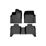 Rough Country M-71780 Floor Mats Front Row  and Rear Row CrewMax Toyota Tundra 2WD/4WD (22-23)