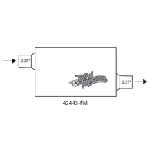 Load image into Gallery viewer, Flowmonster-2-Chamber-Muffler-Aluminized