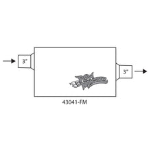 Load image into Gallery viewer, Flowmonster-2-Chamber-Muffler-Aluminized