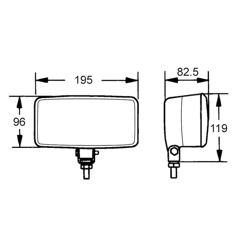 Fog-Light-Kit-Model-550-Driving-Light-Kit;-4-1116-Inch-Height-X-7-1116-Inch-Width-X-3-14-Inch-Depth;-Clear-Lenses