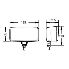 Load image into Gallery viewer, Fog-Light-Kit-Model-550-Driving-Light-Kit;-4-1116-Inch-Height-X-7-1116-Inch-Width-X-3-14-Inch-Depth;-Clear-Lenses