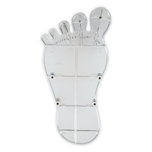 Load image into Gallery viewer, Foot-Print-Gas-Pedal-Pad---Aluminum---Chrome--Painted-Black-Trim