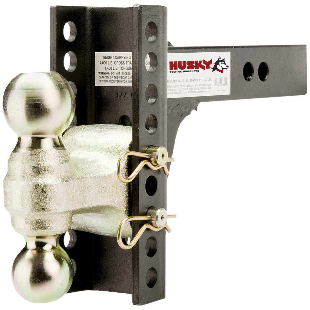 For-2-Recvr-14K-Gross-Wt-Adjust-Drop-Or-Rise-Dual-Hitch-Ball