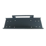 TRAILFX WA017 For Winches Upd To 12000 Pounds Flat Fixed Mount Textured Powder Coated Black
