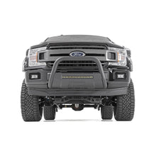 Load image into Gallery viewer, Ford-04-20-F-150-Bull-Bar-WLed-Light-Bar-Black-Rough-Country