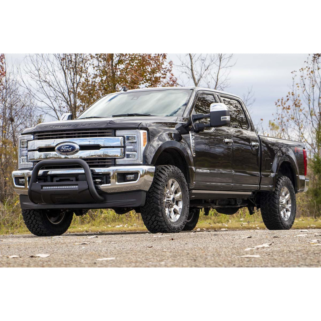 Ford-17-20-F-250-Bull-Bar-WLed-Light-Bar-Black-Rough-Country