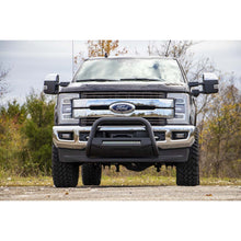 Load image into Gallery viewer, Ford-17-20-F-250-Bull-Bar-WLed-Light-Bar-Black-Rough-Country