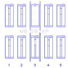 Load image into Gallery viewer, Ford-2.02.3L-8V-(Size-0.50Mm)-Main-Bearing-Set