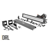 Rough Country 70664DRLA Ford 20 Inch LED Bumper Kit Chrome Series w/Amber DRL 05-07 F-250/350