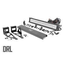 Load image into Gallery viewer, Ford-20-Inch-Led-Bumper-Kit-Chrome-Series-WWhite-Drl-05-07-F-250350-Rough-Country