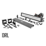 Rough Country 70664DRL Ford 20 Inch LED Bumper Kit Chrome Series w/White DRL 05-07 F-250/350